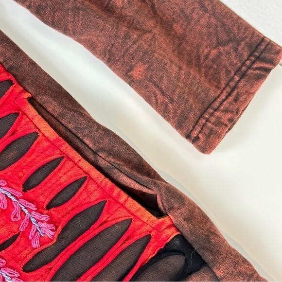 Rising International 3D Applique made in Nepal Dress XXL (fits like L) - Picture 5 of 9